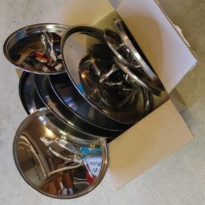 All clad stainless lid LOT